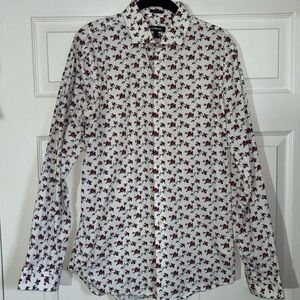 Express Floral Dress Shirt